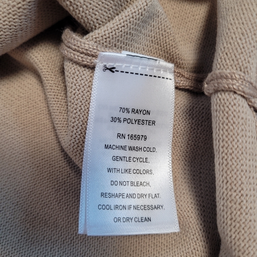 NWT Cable & Gauge Women's 3/4 Sleeve Scalloped Detail Top Size XL - Picture 9 of 10
